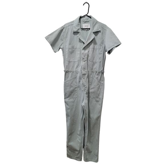 Pistola Grover Short Sleeve Field Worker Jump Suit Blue Frost size Medium Cotton - Picture 2 of 11